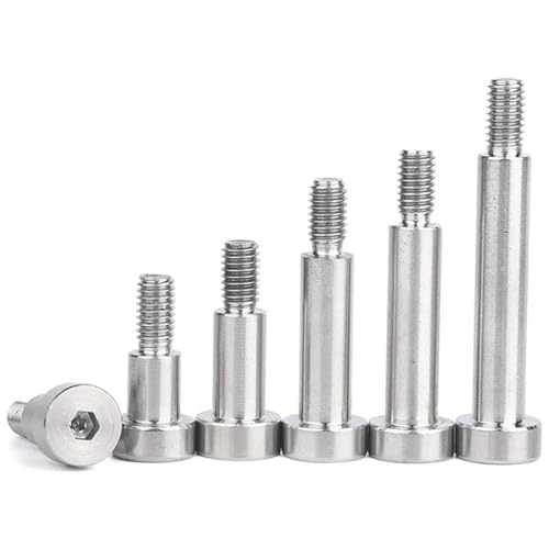 304 Edelstahl-Innensechskant-Positionierte Schulterschrauben mit Cup M3 M4 M5 M6 Kopf Sechskantschraube Bolzen 8 x M6 x 65, 4 Stück 304 Edelstahl-Innensechskant-Positionierte Schulterschrauben mit Cup M3 M4 M5 M6 Kopf Sechskantschraube Bolzen 8 x M6 x 65, 4 Stück von Generisch