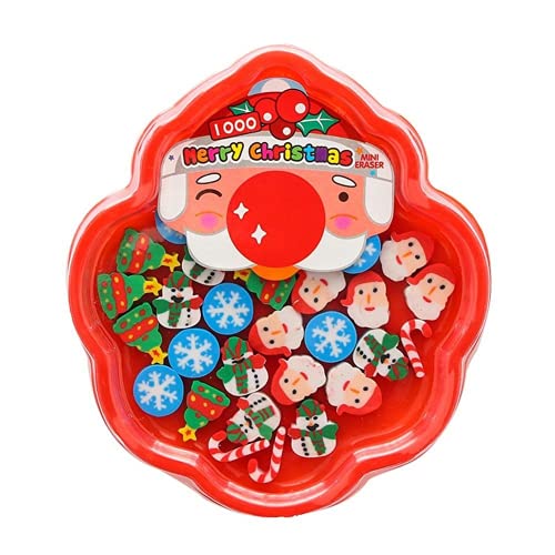 36 Stück pro Box Weihnachts-Radiergummi Design von Kawaii Weihnachtsbaum Schneemann Weihnachtsmann Schneeflocke Form Radiergummi Kinder Geschenke Schulbedarf 36 Stück pro Box Weihnachts-Radiergummi Design von Kawaii Weihnachtsbaum Schneemann Weihnachtsmann Schneeflocke Form Radiergummi Kinder Geschenke Schulbedarf von Generisch