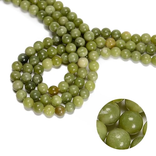 38 Stück 10 mm grüne Jade natürliche runde lose echte Steinperlen Edelstein echt für DIY Handarbeit, Schmuck, Armband, Ohrringe, Halskette, Schnur, Energie, Heilkraft 38 Stück 10 mm grüne Jade natürliche runde lose echte Steinperlen Edelstein echt für DIY Handarbeit, Schmuck, Armband, Ohrringe, Halskette, Schnur, Energie, Heilkraft von Generisch