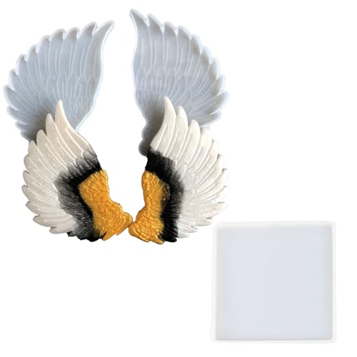 3D Engelsflügel Silikonform | Silikonformen für Engelsflügel, Engelsflügel-Formen aus Silikon für -Harzuntersetzer, Gedenkkerzenhalter, Fotorahmen 3D Engelsflügel Silikonform | Silikonformen für Engelsflügel, Engelsflügel-Formen aus Silikon für -Harzuntersetzer, Gedenkkerzenhalter, Fotorahmen von Generisch