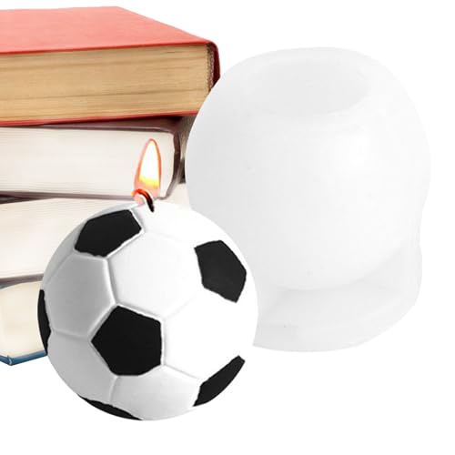 3D-Fußball-Epoxidharz-Formen, Fußball-Harzform - Kerzenherstellungsformen in Fußballform,Kerzen-Silikonform, Fußball-Schokoladenformen zur Herstellung von Kerzen, Harz, Aromatherapie-Kerzen 3D-Fußball-Epoxidharz-Formen, Fußball-Harzform - Kerzenherstellungsformen in Fußballform,Kerzen-Silikonform, Fußball-Schokoladenformen zur Herstellung von Kerzen, Harz, Aromatherapie-Kerzen von Generisch