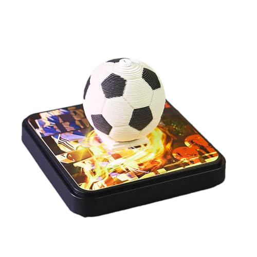 -Fußball-Haftnotizen, Fußball-Cup-Papierskulptur-Kalender - Künstlerischer -Fußballskulpturenkalender | -Fußball-Skulptur-Haftnotizen für Studio, Wohnzimmer, Zuhause -Fußball-Haftnotizen, Fußball-Cup-Papierskulptur-Kalender - Künstlerischer -Fußballskulpturenkalender | -Fußball-Skulptur-Haftnotizen für Studio, Wohnzimmer, Zuhause von Generisch