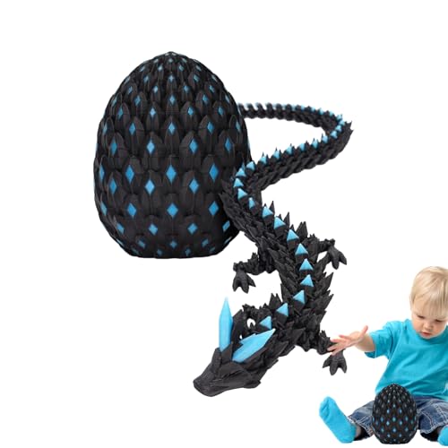 3D-Gedruckter Drache Mit Ei - Artikuliertes Tier Deko Für Schreibtisch,Realistische Sammler Drachenei Leuchtet Im Dunkeln Für Schreibtisch Deko Urlaub Geburtstag 3D-Gedruckter Drache Mit Ei - Artikuliertes Tier Deko Für Schreibtisch,Realistische Sammler Drachenei Leuchtet Im Dunkeln Für Schreibtisch Deko Urlaub Geburtstag von Generisch