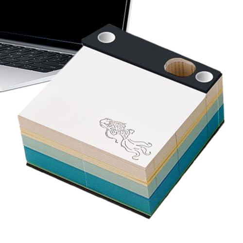3D Haftnotizen | Klebbarer Notizblock Mit Vintage-Muster - Klassischer Gravur Planer Multifunktions-Notizblock für Homeoffice, Klassenraum & Schreibtisch 3D Haftnotizen | Klebbarer Notizblock Mit Vintage-Muster - Klassischer Gravur Planer Multifunktions-Notizblock für Homeoffice, Klassenraum & Schreibtisch von Generisch