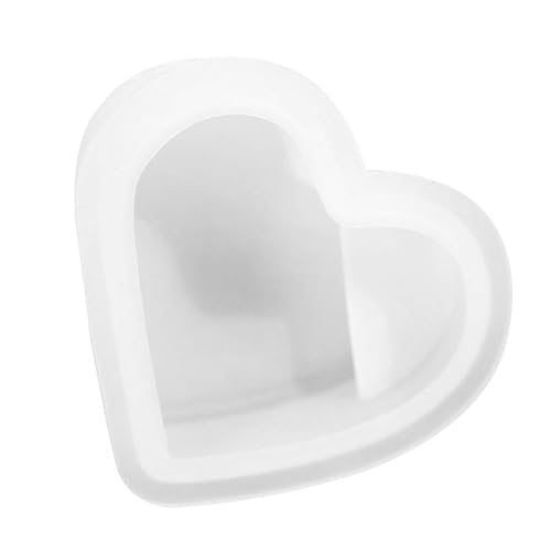 3D -Herzform, Silikonform für Seife | 3D -Herzklebernotizhalter Form,Tragbare Handwerksvorräte, Seifenzubehör für Epoxidharz, Gips von Generisch