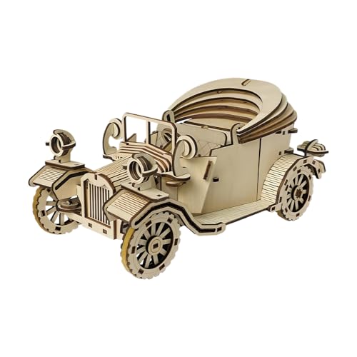 3D Holzpuzzle Auto - 220 Teile Oldtimer Modellbausatz Bastelset | Klassisches Cabrio Holzbausatz Für Erwachsene Sammler | Kreatives Hobbyspiel Für Geburtstag Weihnachten Halloween 3D Holzpuzzle Auto - 220 Teile Oldtimer Modellbausatz Bastelset | Klassisches Cabrio Holzbausatz Für Erwachsene Sammler | Kreatives Hobbyspiel Für Geburtstag Weihnachten Halloween von Generisch