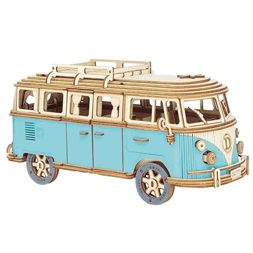 3D Holzpuzzle VW T1 Bus, Camper, Van, Holzbausatz, DIY, Geschenkidee, Geschenk, Puzzle von Generisch