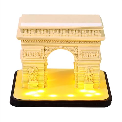 3D-Kalender 2026, 3D-Zeitstück-Kalender 2026, Triumphbogen aus Papier, Skulptur, Kunstwerk mit LED-Licht, exquisite, kreative Antihaftbeschichtung, Haftnotizen, DIY, Postnotizen für Büro, Zuhause 3D-Kalender 2026, 3D-Zeitstück-Kalender 2026, Triumphbogen aus Papier, Skulptur, Kunstwerk mit LED-Licht, exquisite, kreative Antihaftbeschichtung, Haftnotizen, DIY, Postnotizen für Büro, Zuhause von Generisch