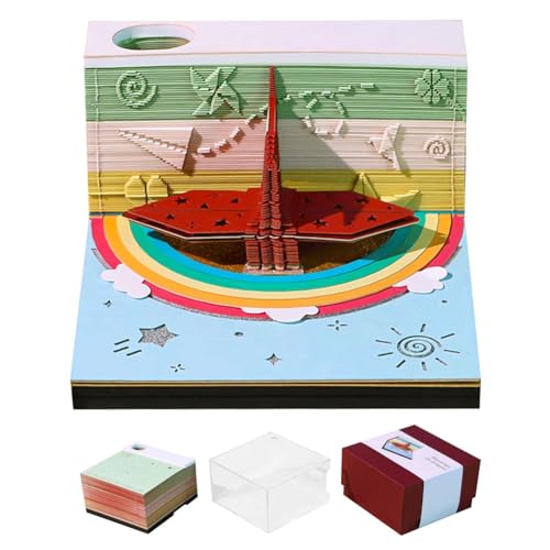3D-Kalender 2026, Schreibtisch-Zeitmess-Kalender 2026, abreißbarer 3D-Papierkunst-Notizblock mit LED-Lichtern, 3D-C-Alien-Papierschnitzerei, Kunst, Notizblock, Geschenk für Weihnachten, Einweihung 3D-Kalender 2026, Schreibtisch-Zeitmess-Kalender 2026, abreißbarer 3D-Papierkunst-Notizblock mit LED-Lichtern, 3D-C-Alien-Papierschnitzerei, Kunst, Notizblock, Geschenk für Weihnachten, Einweihung von Generisch