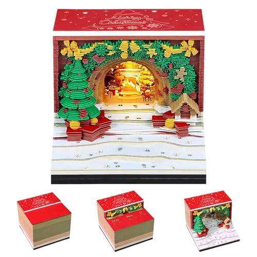 3D Kalender 2026 | 2026 Weihnachtsbogen Notizblock Schreibtischkalender,Papier Skulptur Deko Für Planung Schlafzimmer Wohnung Studentenzimmer Büro Klassenzimmer Lehrer Schüler 3D Kalender 2026 | 2026 Weihnachtsbogen Notizblock Schreibtischkalender,Papier Skulptur Deko Für Planung Schlafzimmer Wohnung Studentenzimmer Büro Klassenzimmer Lehrer Schüler von Generisch