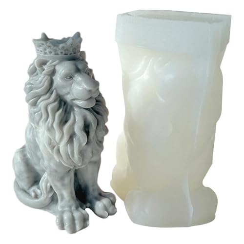 3D Lion Schimmel - Silikon -Süßigkeiten -Molzen, kreative Eisschalenformen | Löwen Löwen, langlebige Kerzenschokoladenform, essbare Harzform für Urlaub und Partyvorbevorzuwerte Bastelsitzungen 3D Lion Schimmel - Silikon -Süßigkeiten -Molzen, kreative Eisschalenformen | Löwen Löwen, langlebige Kerzenschokoladenform, essbare Harzform für Urlaub und Partyvorbevorzuwerte Bastelsitzungen von Generisch