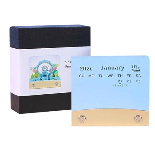 3D Memo Block, 3D Papier Abreißkalender Mit Riesenrad Design, Abreißbare Zeitplan Notizzettel Für Arbeitsplanung Organisation Schule Familie Feiertage Weihnachten 3D Memo Block, 3D Papier Abreißkalender Mit Riesenrad Design, Abreißbare Zeitplan Notizzettel Für Arbeitsplanung Organisation Schule Familie Feiertage Weihnachten von Generisch