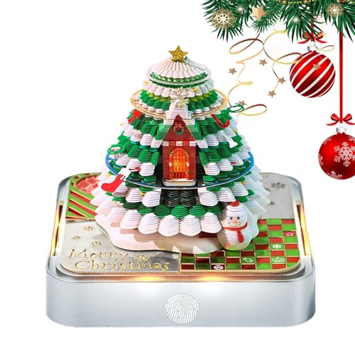 Notizblock Kalender 2025 | Memoblock Tisch Weihnachtsbaum Kalender 2025 | Acryl Box Basteln Dekoration für Schlafsaal, Schlafzimmer, Wohnzimmer, Arbeitsbereich Notizblock Kalender 2025 | Memoblock Tisch Weihnachtsbaum Kalender 2025 | Acryl Box Basteln Dekoration für Schlafsaal, Schlafzimmer, Wohnzimmer, Arbeitsbereich von Generisch