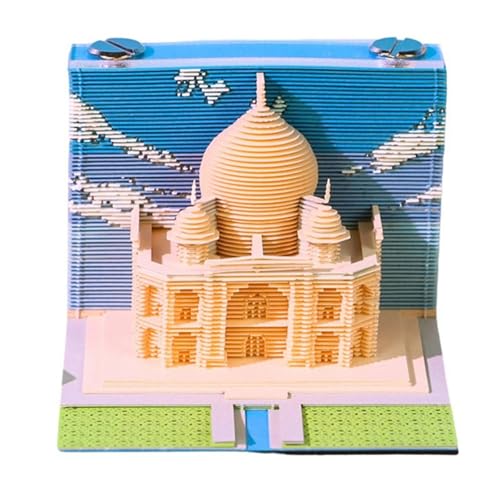 3D-Papierschnitzerei-Schloss, Haftnotizen, kreative Kunst, Handwerk, Notizblock, Schreibtischdekoration 3D-Papierschnitzerei-Schloss, Haftnotizen, kreative Kunst, Handwerk, Notizblock, Schreibtischdekoration von Generisch