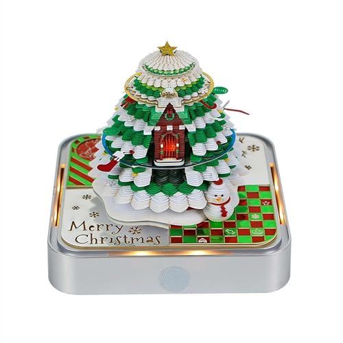 3D-Schreibtischkalender 2026, Weihnachtsbaum-Skulptur, Zeitmess-Kalender, abreißbarer Papierkunst-Notizblock, kreative Schnitzkunst, Notizblock für Weihnachten, Schreibtischdekoration, Wochenkalender 3D-Schreibtischkalender 2026, Weihnachtsbaum-Skulptur, Zeitmess-Kalender, abreißbarer Papierkunst-Notizblock, kreative Schnitzkunst, Notizblock für Weihnachten, Schreibtischdekoration, Wochenkalender von Generisch