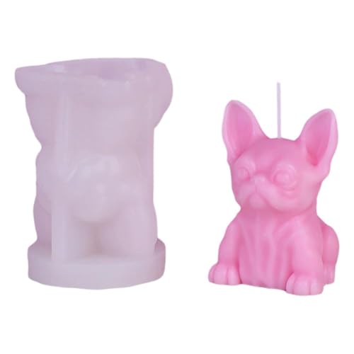 3D-Silikon-Kerzenform, Motiv: Französische Bulldogge, Tierwelpe, Seife, Kristall, Gips, Schokolade, Set, Eisherstellung, Geschenke, Haustiergetränkeform 3D-Silikon-Kerzenform, Motiv: Französische Bulldogge, Tierwelpe, Seife, Kristall, Gips, Schokolade, Set, Eisherstellung, Geschenke, Haustiergetränkeform von Generisch