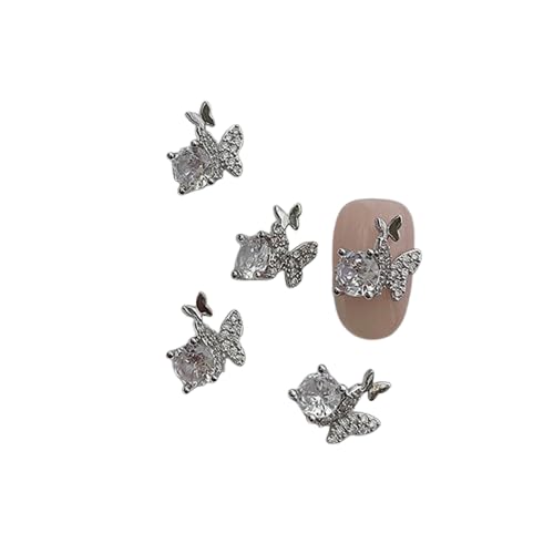 3D-Strasssteine Nagel kunst Charms, Schmetterlings nägel Charms Design, Luxus Mode Maniküre Kunst Zubehör 3D-Strasssteine Nagel kunst Charms, Schmetterlings nägel Charms Design, Luxus Mode Maniküre Kunst Zubehör von Generisch