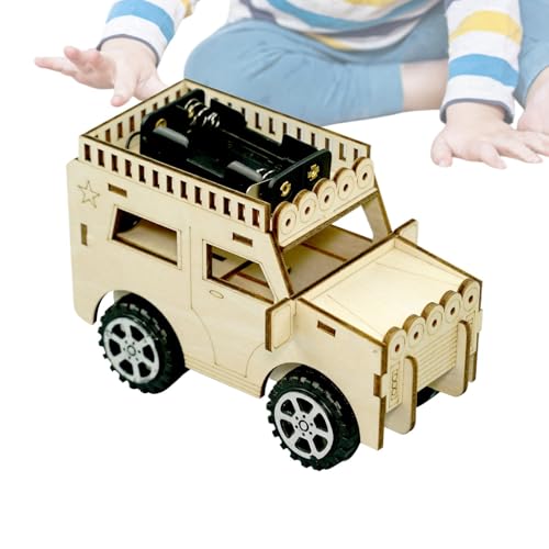 3D puzzlee Rennwagen Modellbau Auto Aus - Holzpuzzle Modellbausatz Basteln Für Erwachsene Und Kinder | Präziser Holzbausatz Für Modellbau-Fans, Nachhaltiges Bastelprojekt Für Kinder von Generisch