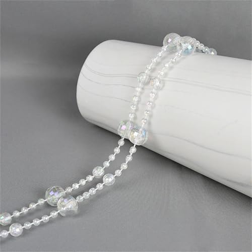 3M Acryl-Kristallperlen Vorhang Girlande Hochzeit Dekorationen Perlenschnur Perlen Kette für Babyparty Hochzeit Party Supplies 3M Acryl-Kristallperlen Vorhang Girlande Hochzeit Dekorationen Perlenschnur Perlen Kette für Babyparty Hochzeit Party Supplies von Generisch
