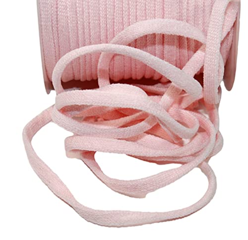 3m Rundgummi gestrickt 5mm Gummilitze Gummikordel rosa (0,66 EUR/m) von Generisch