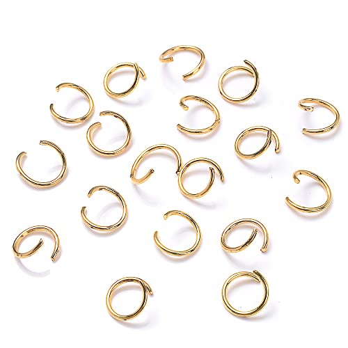 4, 5, 6, 7, 8, 9, 10, 12 mm, 100 Stück, gemischte Farben, Bindering, Metall, Spaltring, Halskettenverbinder für Schlüsselanhänger, Armband, Schmuck, DIY, Haltbarkeit 4, 5, 6, 7, 8, 9, 10, 12 mm, 100 Stück, gemischte Farben, Bindering, Metall, Spaltring, Halskettenverbinder für Schlüsselanhänger, Armband, Schmuck, DIY, Haltbarkeit von Generisch