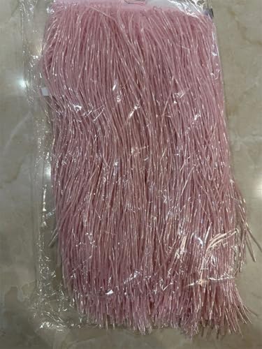 4,5 m 30 cm Glas-Rocailles-Fransen-Lampe, Kostüm, Basteln, Pnnrk M 4,5 m 30 cm Glas-Rocailles-Fransen-Lampe, Kostüm, Basteln, Pnnrk M von Generisch