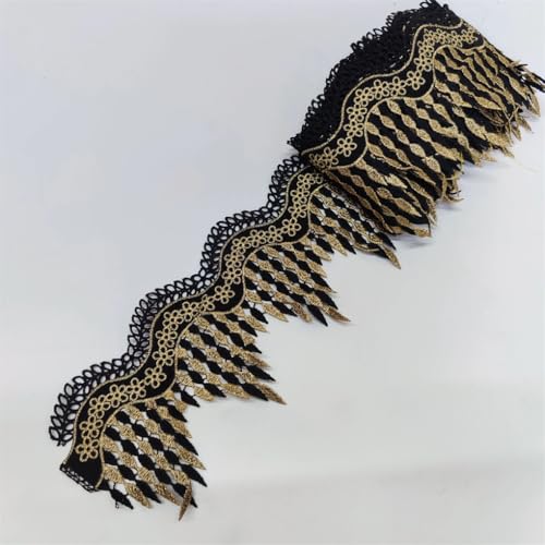 4,5 m Spitzenbordüre, DIY-Dekoration für Damen, Kleider, Nähen, afrikanische Schnürsenkel, Zubehör, Schnürsenkel, 28 cm, 4,5 m 4,5 m Spitzenbordüre, DIY-Dekoration für Damen, Kleider, Nähen, afrikanische Schnürsenkel, Zubehör, Schnürsenkel, 28 cm, 4,5 m von Generisch