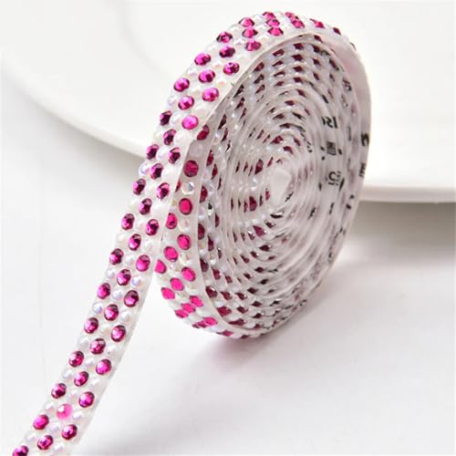 4,57 m breit, selbstklebendes Band aus Perlen und Harz, Strasssteine, für DIY-Schmuck, Basteln und Heimdekor-Akzente 4,57 m breit, selbstklebendes Band aus Perlen und Harz, Strasssteine, für DIY-Schmuck, Basteln und Heimdekor-Akzente von Generisch