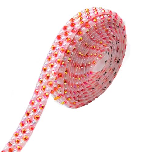 4,57 m breit, selbstklebendes Band aus Perlen und Harz, Strasssteine, für DIY-Schmuck, Basteln und Heimdekor-Akzente 4,57 m breit, selbstklebendes Band aus Perlen und Harz, Strasssteine, für DIY-Schmuck, Basteln und Heimdekor-Akzente von Generisch