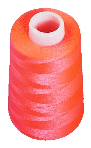 4 Konen Overlockgarn je 3000 yards = 2743.2 m // 4 Konen 12.000 yds = 10972.8 m (933-neon pink) von Generisch