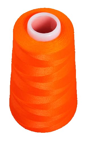 4 Konen Overlockgarn je 3000 yards = 2743.2 m // 4 Konen 12.000 yds = 10972.8 m (935-neon orange) von Generisch