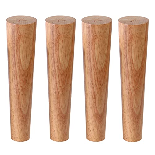4 Stück 40 cm konische Massivholz-Möbelbeine, Sofa-Ersatzfüße mit Schrauben, rechtwinklige Tisch- und Kommodenbeine, verstellbare Höhe für Heimdekoration 4 Stück 40 cm konische Massivholz-Möbelbeine, Sofa-Ersatzfüße mit Schrauben, rechtwinklige Tisch- und Kommodenbeine, verstellbare Höhe für Heimdekoration von Generisch