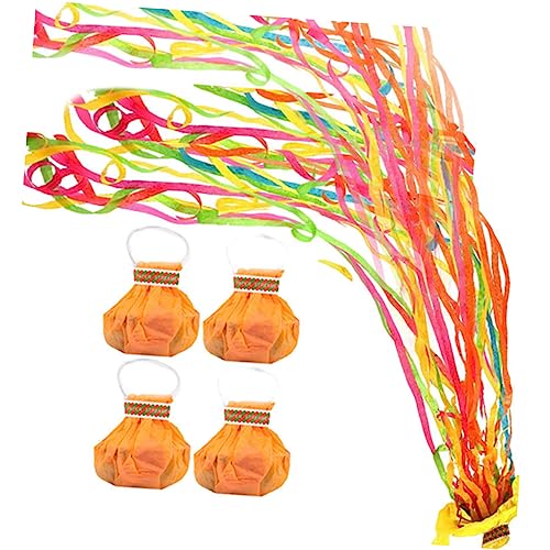 4 Stück Handwerfende Bänder Party-streamer Party-spinnen-konfetti Geburtstag Konfetti Bunte Luftschlangen Streamer Partygeschenke Colorful Papier Generisch 4 Stück Handwerfende Bänder Party-streamer Party-spinnen-konfetti Geburtstag Konfetti Bunte Luftschlangen Streamer Partygeschenke Colorful Papier Generisch von Generisch