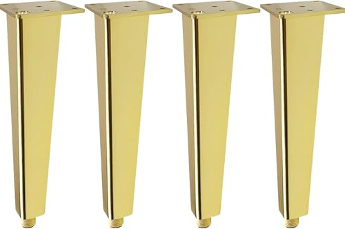 4 Stück Möbelbeine aus Metall, verwendet for Frisiertisch, Kleiderschrank, Nachttische, Ottomane, TV-Ständer.(15cm) von Generisch