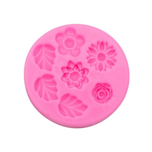 4 Stück handgefertigter Schmuck, Kristall-Epoxidharz-Formen, eine Vielzahl von kleinen Blumen, Blättern, Silikonformen, Handyhüllen, Tonformen 4 Stück handgefertigter Schmuck, Kristall-Epoxidharz-Formen, eine Vielzahl von kleinen Blumen, Blättern, Silikonformen, Handyhüllen, Tonformen von Generisch