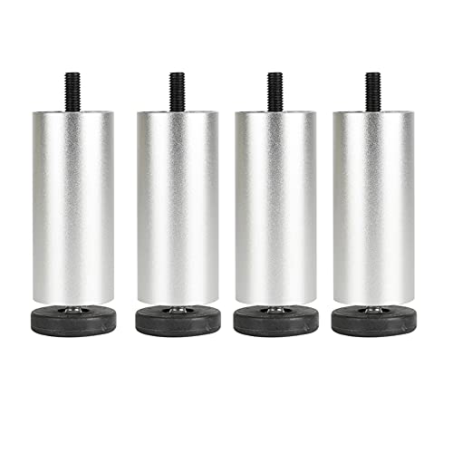 4-teilige Möbelfüße, Möbelbeine aus Aluminiumlegierung, Tischbeine mit M8-Schrauben, Ersatz-Sofafüße aus Metall, für Couch, Schreibtisch, Schränke, DIY-Hardware-Zubehör, höhenverstellbar (3,1 Zoll, S 4-teilige Möbelfüße, Möbelbeine aus Aluminiumlegierung, Tischbeine mit M8-Schrauben, Ersatz-Sofafüße aus Metall, für Couch, Schreibtisch, Schränke, DIY-Hardware-Zubehör, höhenverstellbar (3,1 Zoll, S von Generisch