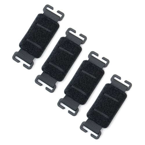 4 x taktische Flicken, Panel-Streifen, Befestigung, Identitäts-Patches, Abzeichen-Pad-Adapter 4 x taktische Flicken, Panel-Streifen, Befestigung, Identitäts-Patches, Abzeichen-Pad-Adapter von Generisch