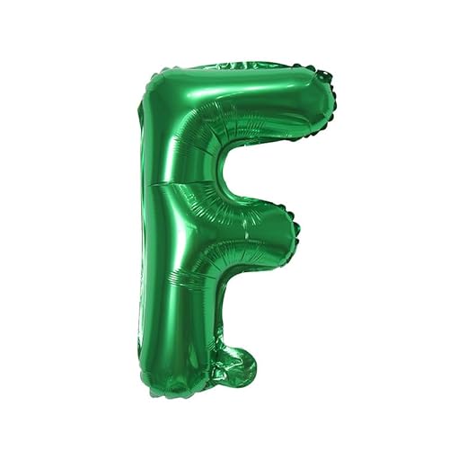 40,6 cm Alphabet-Folienballon, Geburtstag, Hochzeit, Party, Ballon, DIY-Dekorationen, Luftballons, Grün - F 40,6 cm Alphabet-Folienballon, Geburtstag, Hochzeit, Party, Ballon, DIY-Dekorationen, Luftballons, Grün - F von Generisch
