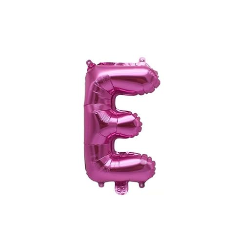 40,6 cm Alphabet Folienballon Geburtstag Hochzeit Party Ballon DIY Dekorationen Ballons Pink - E von Generisch