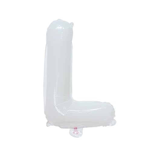 40,6 cm Alphabet Folienballon Geburtstag Hochzeit Party Ballon DIY Dekorationen Ballons - Weiß - L 40,6 cm Alphabet Folienballon Geburtstag Hochzeit Party Ballon DIY Dekorationen Ballons - Weiß - L von Generisch