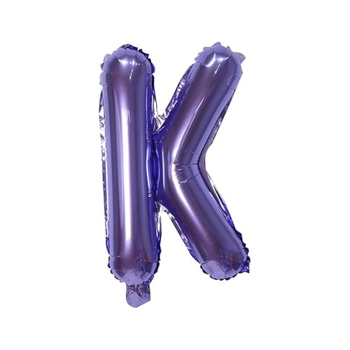 40,6 cm Alphabet Folienballon Geburtstag Hochzeit Party Ballon DIY Dekorationen Luftballons Lila K 40,6 cm Alphabet Folienballon Geburtstag Hochzeit Party Ballon DIY Dekorationen Luftballons Lila K von Generisch