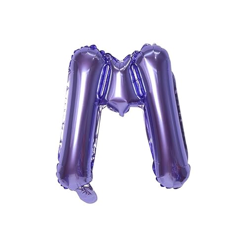 40,6 cm Alphabet Folienballon Geburtstag Hochzeit Party Ballon DIY Dekorationen Luftballons Lila M 40,6 cm Alphabet Folienballon Geburtstag Hochzeit Party Ballon DIY Dekorationen Luftballons Lila M von Generisch