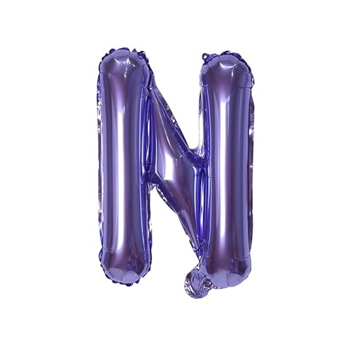 40,6 cm Alphabet Folienballon Geburtstag Hochzeit Party Ballon DIY Dekorationen Luftballons Lila N 40,6 cm Alphabet Folienballon Geburtstag Hochzeit Party Ballon DIY Dekorationen Luftballons Lila N von Generisch