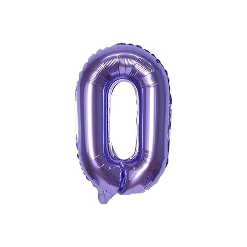 40,6 cm Alphabet Folienballon Geburtstag Hochzeit Party Ballon DIY Dekorationen Luftballons Lila von Generisch