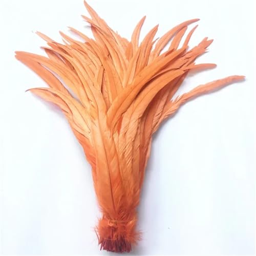 40-45 cm natürliche Hahn-Coque-Schwanzfedern, billige Federn zum Basteln, Hochzeitsdekoration, DIY, Orange, 500 Stück 40-45 cm natürliche Hahn-Coque-Schwanzfedern, billige Federn zum Basteln, Hochzeitsdekoration, DIY, Orange, 500 Stück von Generisch