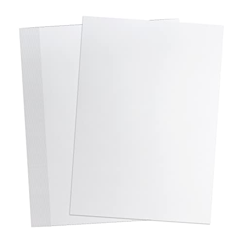 40 Blatt - 350g Papier A4 Tonkarton Weiß, Dickes Papier 21 x 29,7 cm, Fotokarton feste Bastelpappe für Cardboard und Scrapbooking von Generisch