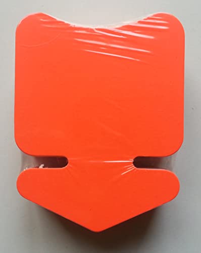 40 Pfeile - Preisschilder aus Neon Karton leuchtrot 14,5 x 18,8 cm 380g/qm - Werbung deko Preisauszeichnung 40 Pfeile - Preisschilder aus Neon Karton leuchtrot 14,5 x 18,8 cm 380g/qm - Werbung deko Preisauszeichnung von Generisch
