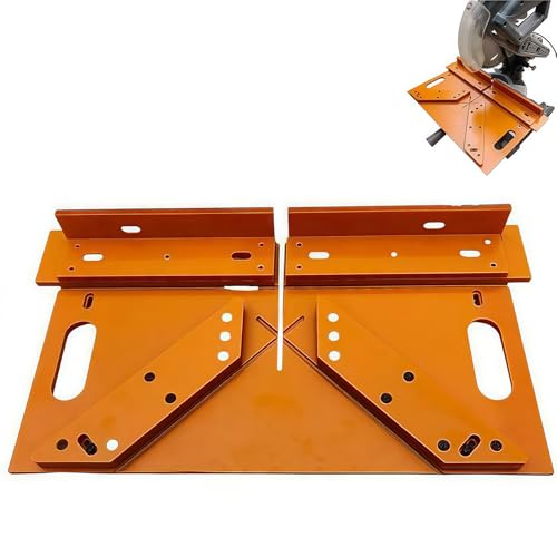 45-Degree Angle Cutting Guide for Door and Window Frame Trim, Alloy Sawing Miter Angles Cutting Tool for Metal Wood Gypsum Moldings 45 Degree Chamfering, Home Improvement, Carpentry Work (10mm Thick) von Generisch