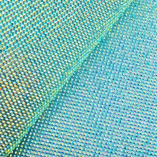 45 x 120 cm goldener Kristall-Strassstoff, Netzstoff, zum Aufnähen, Aluminium-Metallbesatz mit Harz-Strassband für Kleid und Schmuckhandwerk 45 x 120 cm goldener Kristall-Strassstoff, Netzstoff, zum Aufnähen, Aluminium-Metallbesatz mit Harz-Strassband für Kleid und Schmuckhandwerk von Generisch