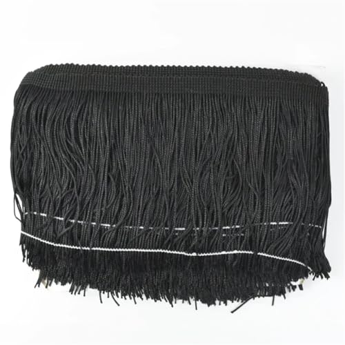 5/10 m Polyester-Quasten-Fransen zum Nähen, Kleid, Spitzenband, dekorative Bordüre, Bastelzubehör, 1 x 10 cm - 10 m 5/10 m Polyester-Quasten-Fransen zum Nähen, Kleid, Spitzenband, dekorative Bordüre, Bastelzubehör, 1 x 10 cm - 10 m von Generisch